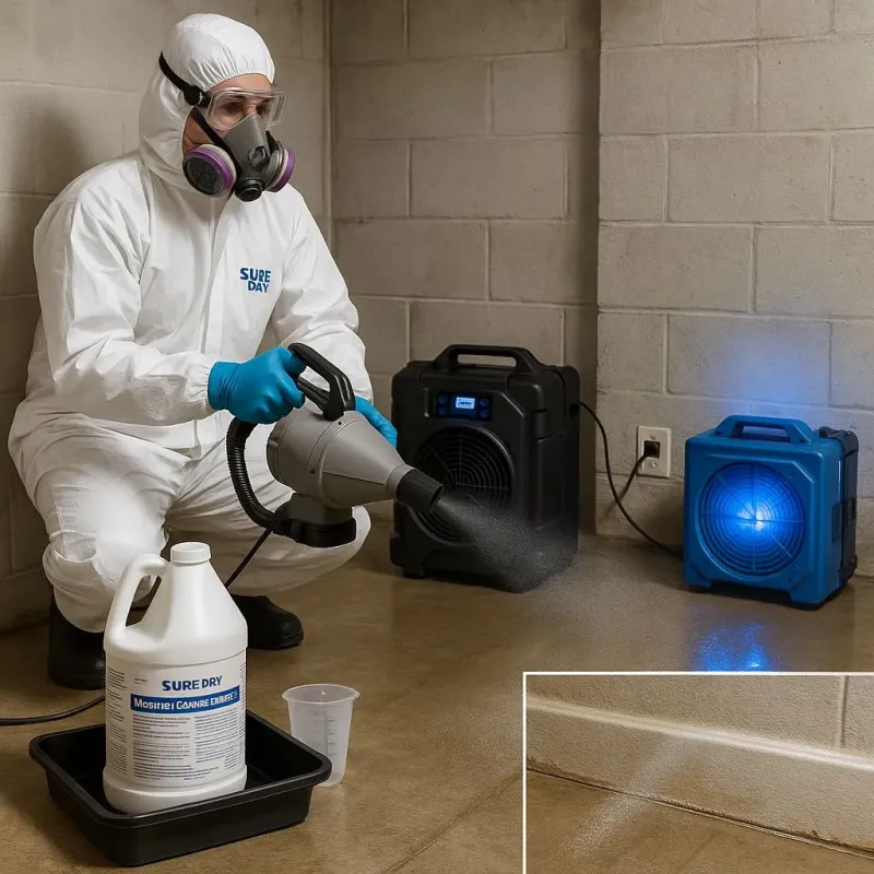 Sanitization and Odor Removal process in Frankston, TX