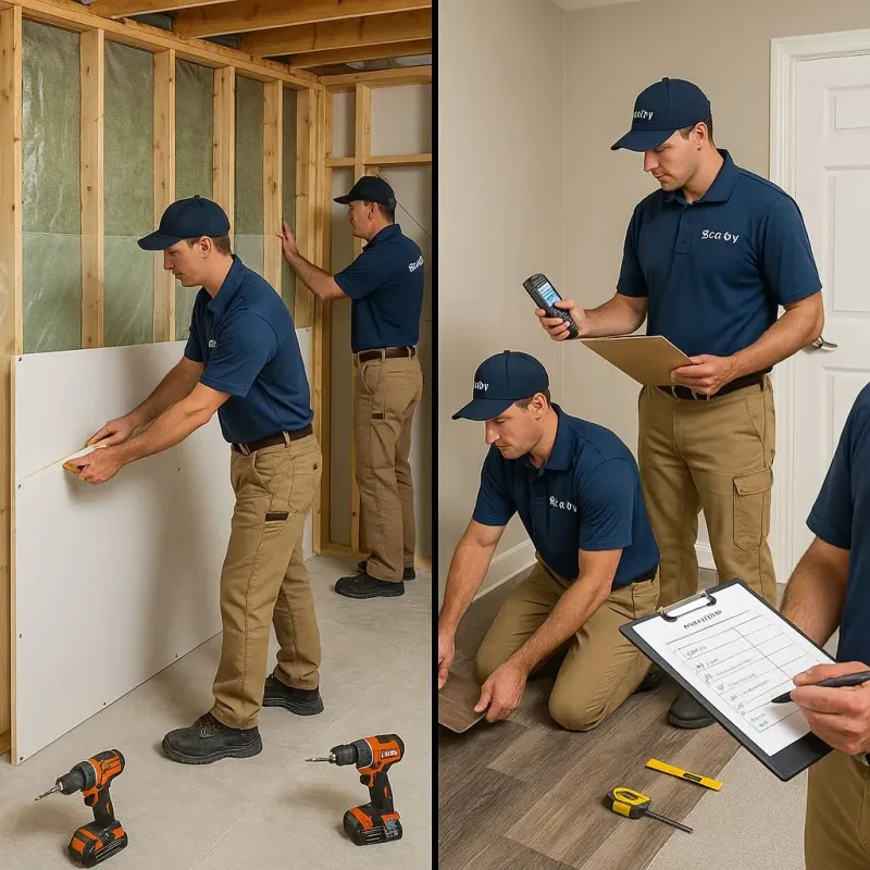 Repairs and Reconstruction process in Frankston, TX
