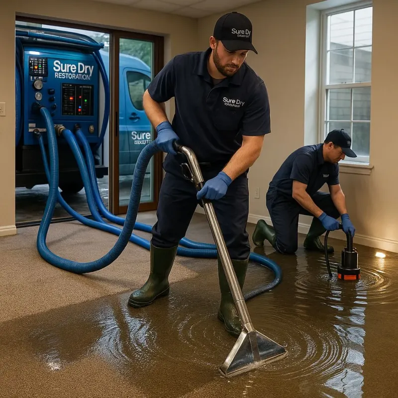 Water Extraction and Removal process in Frankston, TX